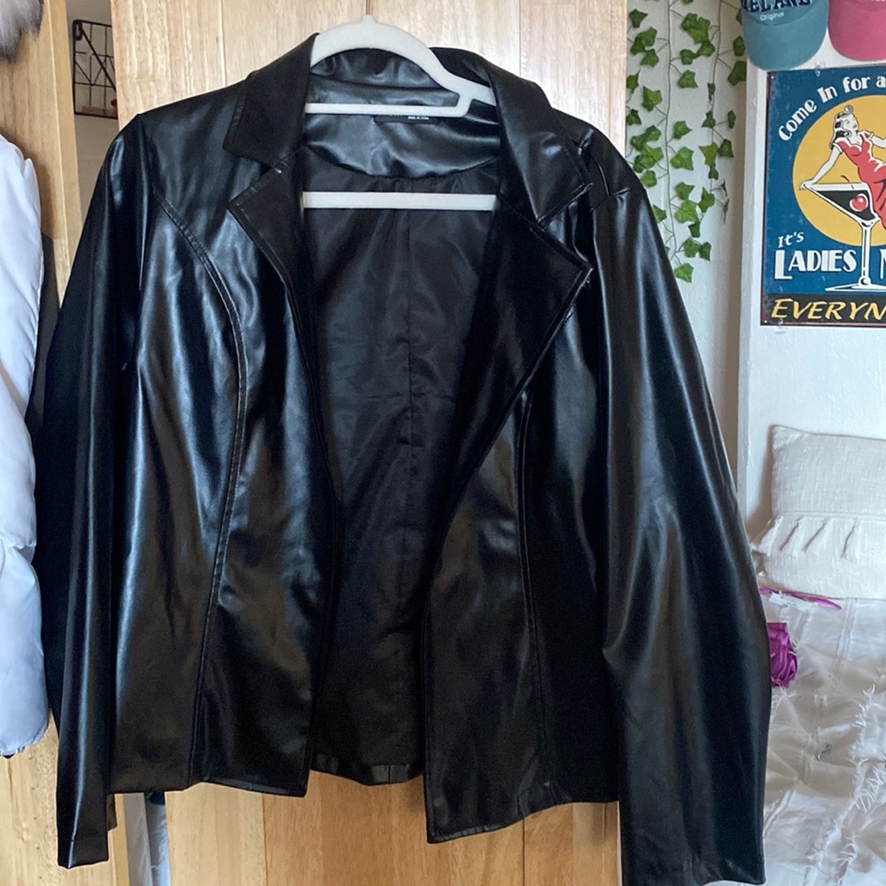 Faux Leather Jacket